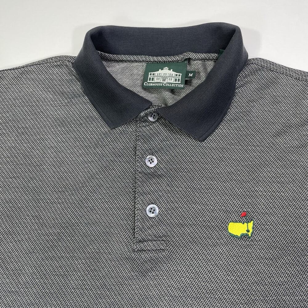 Clubhouse Collection Masters Golf Collared Polo Shirt Made In Italy Men’s M